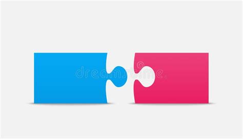 Two Piece Puzzle 2 Step. Puzzle Couple. Stock Vector - Illustration of love, isolated: 115190740