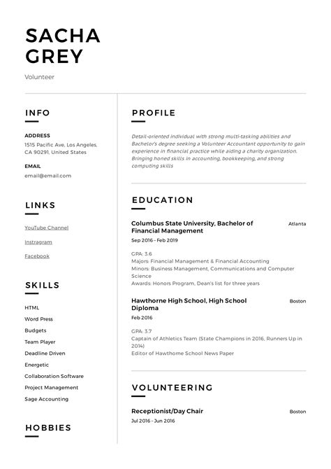 20 Volunteer Resume Examples & Guide for 2023