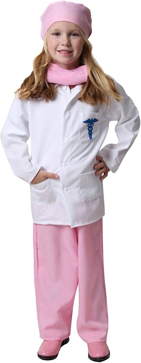 Girls Pink Doctor Costume for Kids | Kids Scrubs, New Zealand | Ubuy