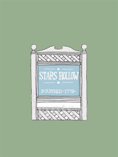 Gilmore girls wallpaper- stars hollow sign | Gilmore girls, Girls wall art, Tiny idea