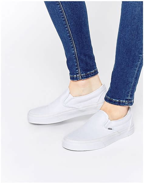 Vans | Vans True White Classic Slip On Sneakers at ASOS