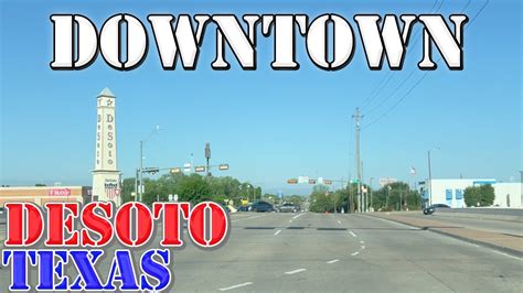 Desoto - Texas - 4K Downtown Drive - YouTube