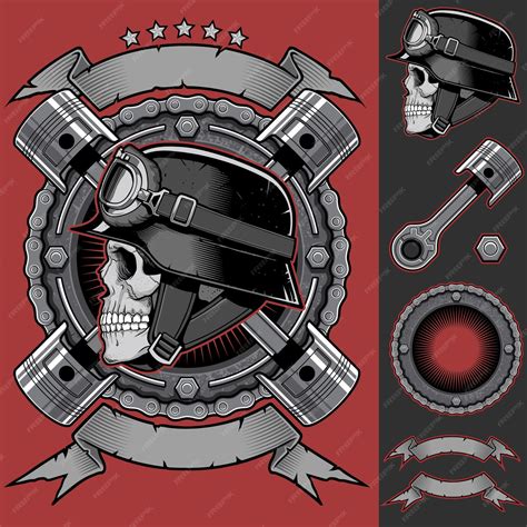 Premium Vector | Biker Club patch