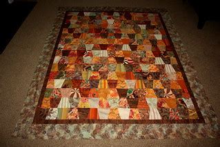 Fall Tumbler with borders | Quilt I made yesterday and put t… | Flickr