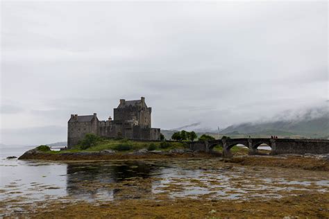 Eilean Donan Castle Dornie Isle of Skye Scotland In the Rain by Annie Fairfax - Annie Fairfax