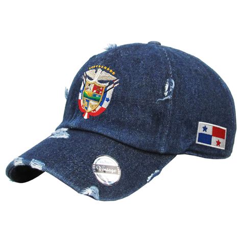 Panama Vintage Hats with Panana Shield and Flag – Peligro Sports