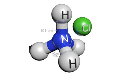 Nh4cl ammonium chloride model - TurboSquid 1421877