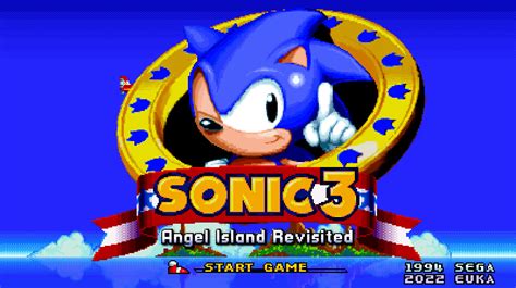 Sonic 3 Tittle Screen Mania Styled [Sonic 3 A.I.R.] [Mods]