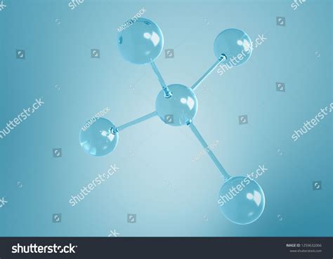 Molecule or atom clean structure background for science,chemistry and biotechnology. Abstract ...