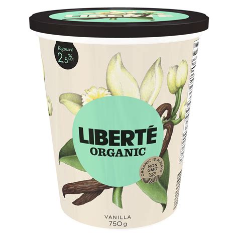 LIBERTÉ Organic Vanilla Yogourt 2.5% M.F. | Walmart Canada