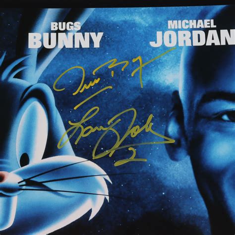 Muggsy Bogues & Larry Johnson Signed "Space Jam" 11x14 Photo (JSA COA) | Pristine Auction