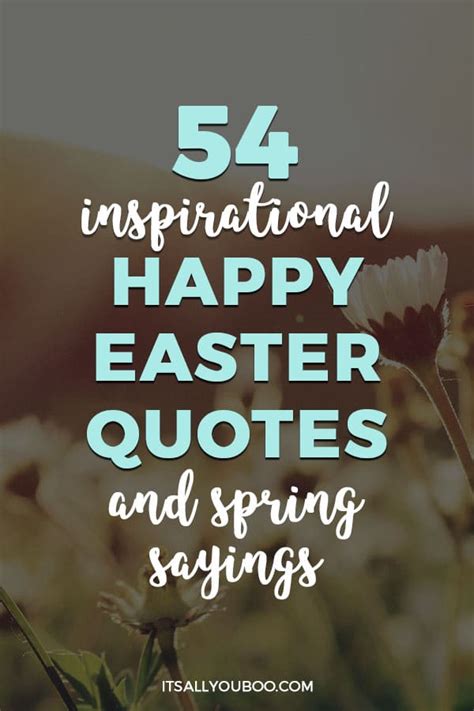 54 Inspirational Happy Easter Quotes and Spring Sayings