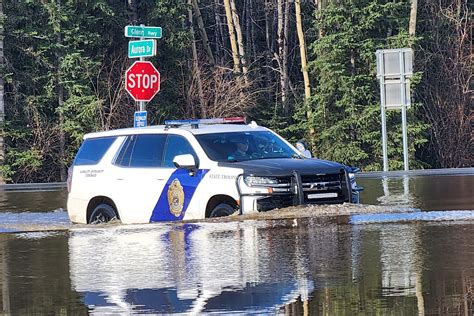 Flooding closes Glennallen schools as high water continues to inundate Alaska communities