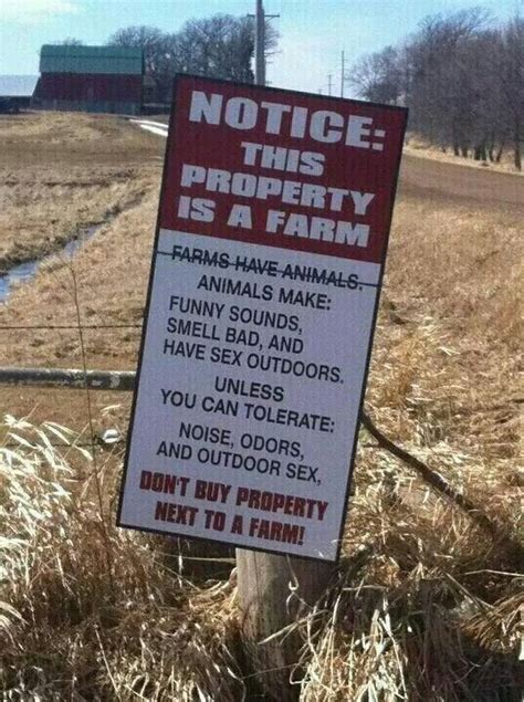 Farm Signs And Funny Quotes. QuotesGram