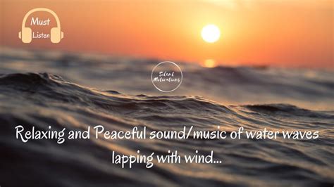 30 minutes of relaxing & peaceful sound/music of water waves lapping ...