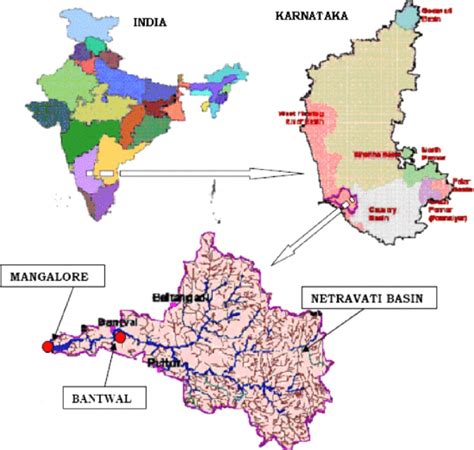 Karnataka Map With Rivers