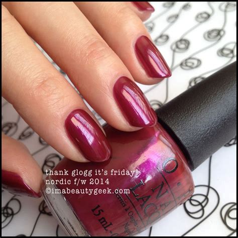 OPI Nordic Collection Swatches F/W 2014 | Opi nail colors, Solid color nails, Nail polish