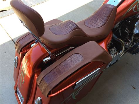 Pin on Custom motorcycle seats by Alligator Bob ***-***-**** cst ...