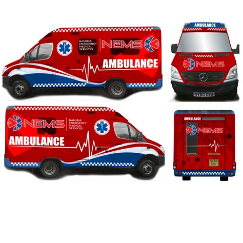 Namibia Emergency Services Ambulance | 31 Car Wrap Designs for a business in Hong Kong