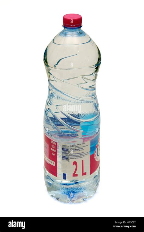 Close-up on a bottle, mineral water of 2 liters Stock Photo - Alamy