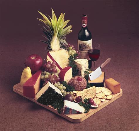 Cheese Tray With Wine Photograph by Tom Kelley Archive - Fine Art America