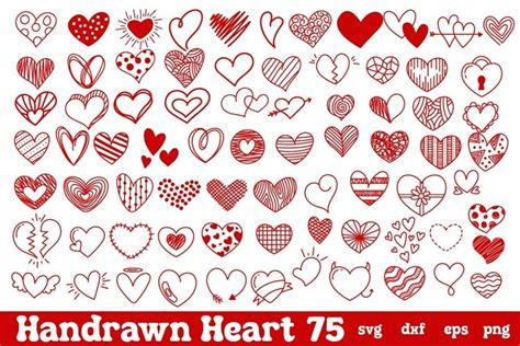 Free SVGs download - Handrawn heart, doodle heart, valentine svg | Free ...