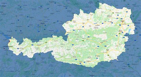 Austria Map / Map Of Austria Showing The Study Areas Main Rivers And Cities And Download ...