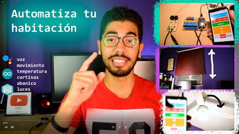 ¿Cómo automatizar tu habitación con arduino? NodeMCU | Google assistant | ESP8266 Voice control ...