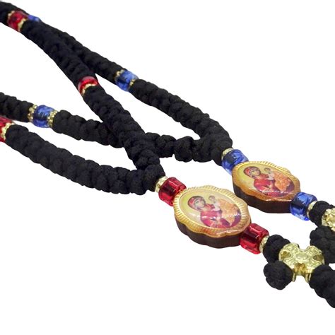 Orthodox Prayer rope with 60 knots and double-sided Icons of Jesus Chr – anastasisgiftshop.com