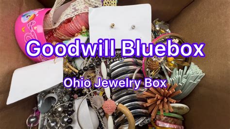 Goodwill Bluebox Mystery Jewelry Box Ohio 925 Sterling & Vintage Pieces ...