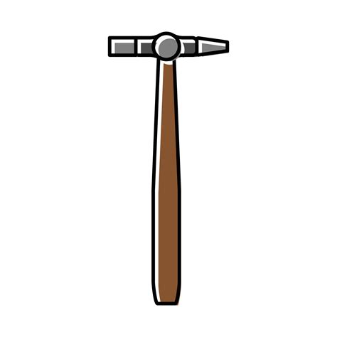 cross peen pin hammer tool color icon vector illustration 19523402 ...