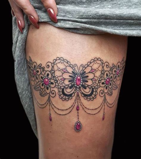 Celebrate Femininity With 50 Of The Most Beautiful Lace Tattoos You’ve ...