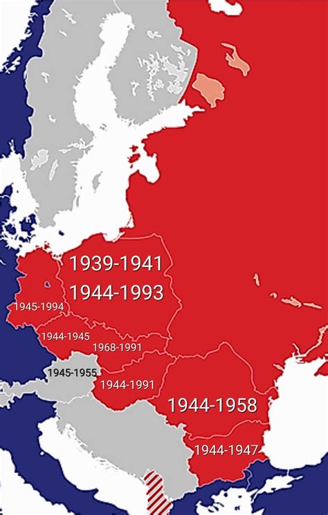 Soviet military occupation in Warsaw Pact... - Maps on the Web