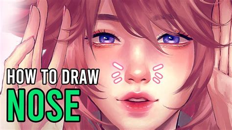 How to Draw and Paint Noses EASY | Semi Realistic Tutorial - YouTube in ...