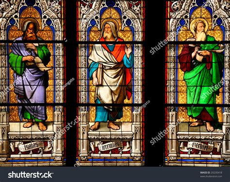 Cologne Cathedral Stained Glass Art Depicting Stock Photo (Edit Now ...