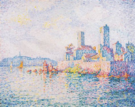 Design is fine. History is mine. — Paul Signac, pointillism paintings: The Bay, 1906....