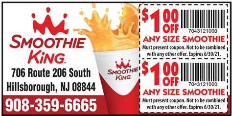 $1 OFF ON ANY SIZE SMOOTHIE | Online Printable Coupons: USA Local Free Printable Shopping Coupons