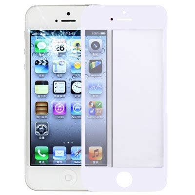 Front Screen Outer Glass Lens for iPhone 5(White)