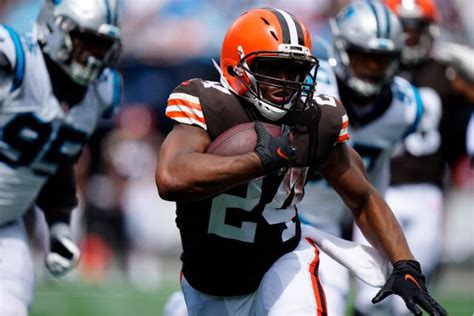 'A sight to behold': Browns' Nick Chubb at his tackle-breaking best in opening victory