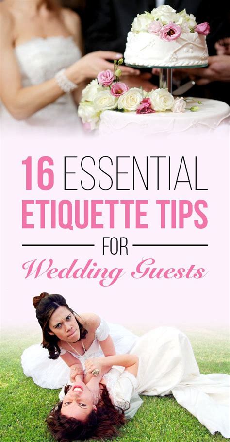16 Essential Etiquette Tips For Wedding Guests | Wedding etiquette ...