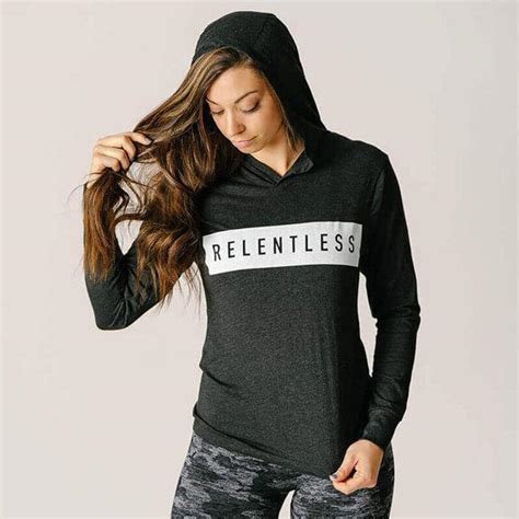 Block Logo Triblend Hoodie, Vintage Black - Live Relentless