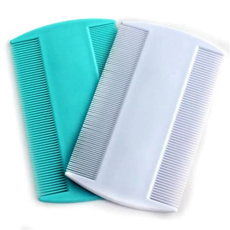 Double Sided Head Lice Comb Hair Combs Brush Protable Fine Tooth Head ...