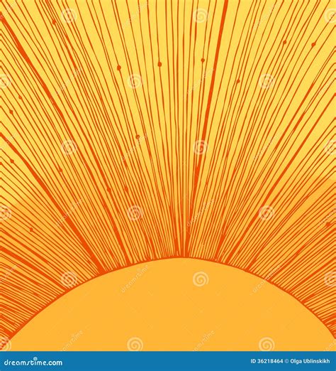 Yellow sun rays background stock illustration. Illustration of border - 36218464