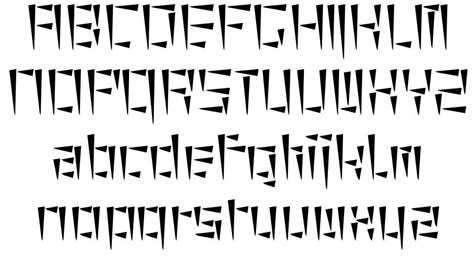 Cuneiform font by Shuji Kikuchi | FontRiver