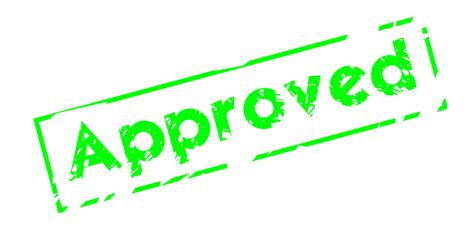 Clipart - Approved Stamp