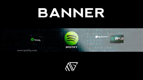 Spotify Header Template