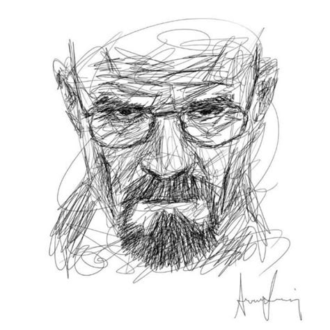 walter white / heisenberg / breaking bad / draw / digital / art / pickman | Bad drawings ...