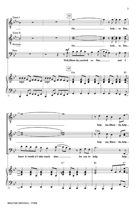 Help Me Rhonda Sheet Music by Mac Huff (SKU: 08201872) - Stanton's Sheet Music