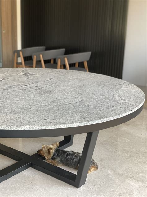 Granite Round Dining Table in 2020 | Granite dining table, Dining table, Round dining table