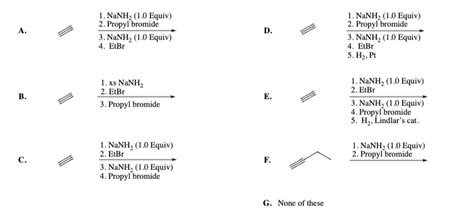 Solved 1. Which among these reactions will form 3-heptyne as | Chegg.com